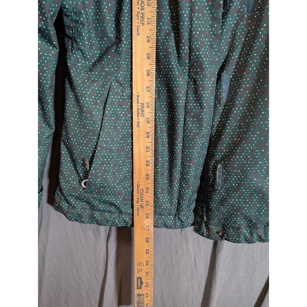 Columbia Interchange 3-in-1 Jacket‎ Women's M Green Hooded Sky Waterproof Winter - Picture 7 of 16